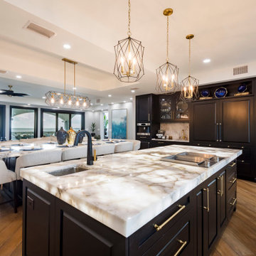 Beachfront Transitional Kitchen