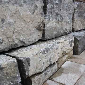 Armour Stone Retaining wall