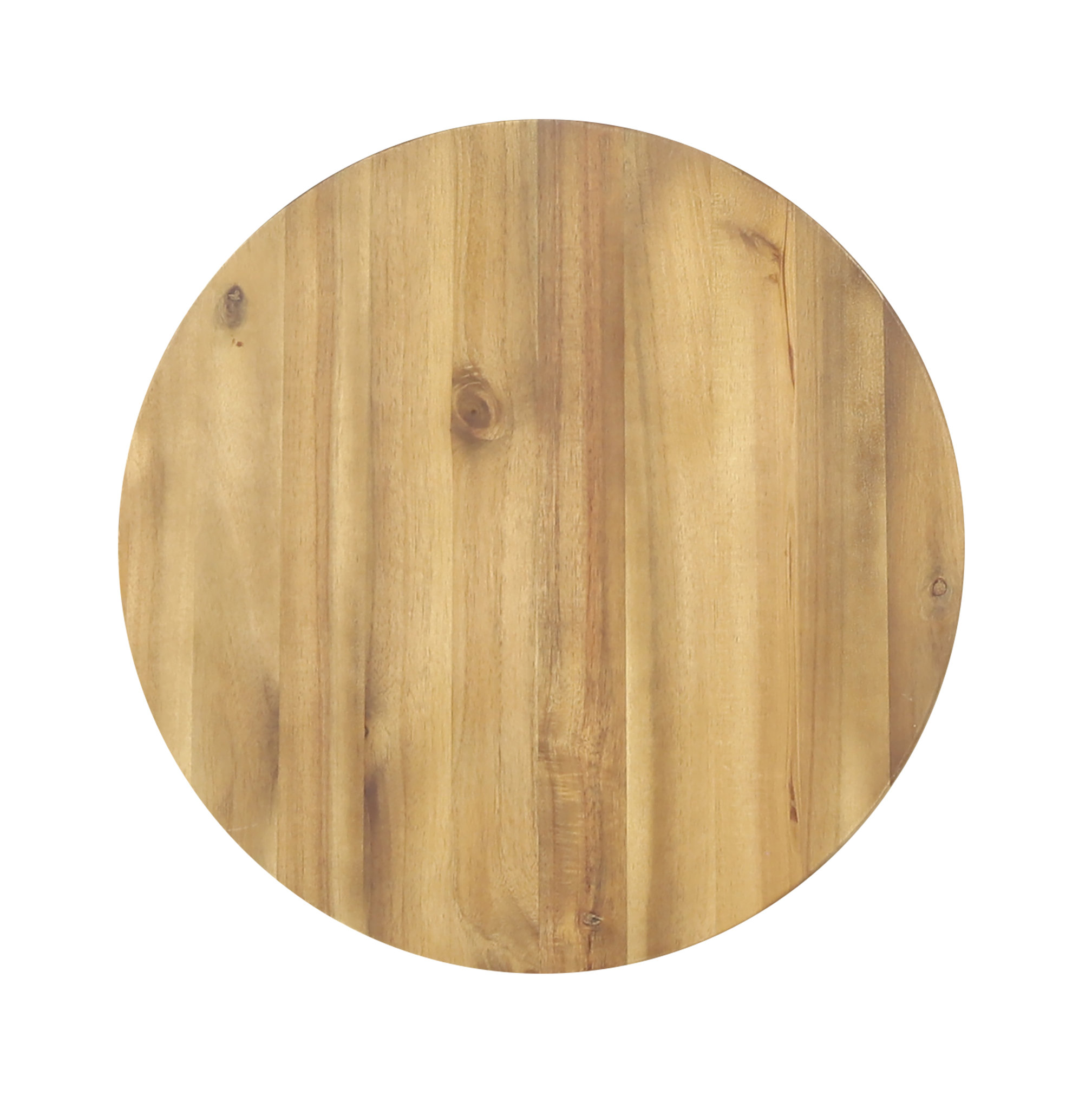 Mignon Outdoor 2 Seater Acacia Wood Chat Set, Light Brown/Beige/Natural Finish