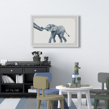 "Elephant Trunks" Framed Painting Print