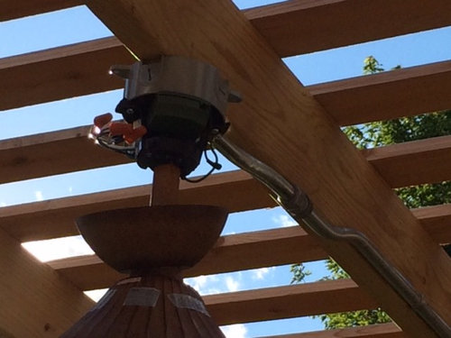 Installing Outdoor Ceiling Fan Pergola Mycoffeepot Org