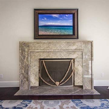 Motorized Art with Hidden TV