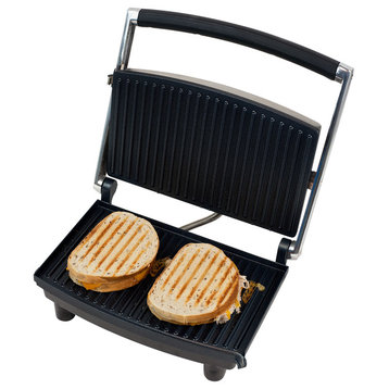 Panini Press Grill and Gourmet Sandwich Maker for Healthy Cooking, by Chef Buddy