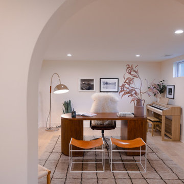 Contemporary Kansas City Basement Finish