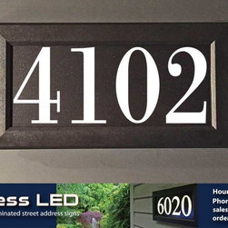 Address LED - illuminated house numbers - House Numbers