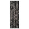 Safavieh Adirondack Collection ADR111 Rug, Black/Silver, 2'6"x8'