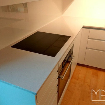 Darmstadt Blanco Norte Silestone Arbeitsplatten