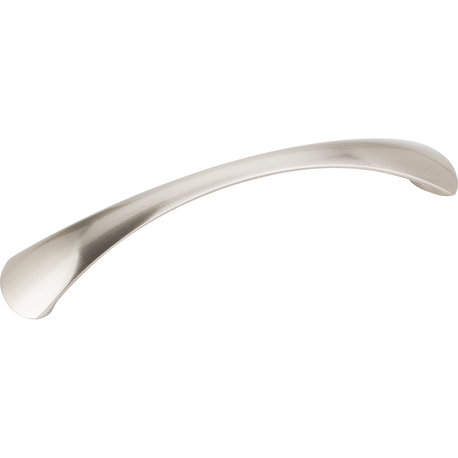 Elements - 128mm Belfast Modern Arched Cabinet Pull - Satin Nickel