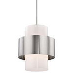 Hudson Valley Lighting - Corinth 1-Light Large Pendant, Polished Nickel - Features: