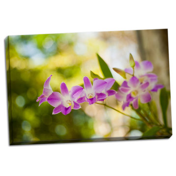 Fine Art Photograph, Thai Orchids, Hand-Stretched Canvas