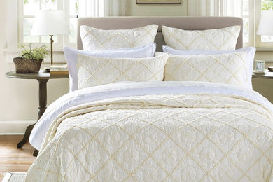 Inspiration for a modern bedroom remodel in New York