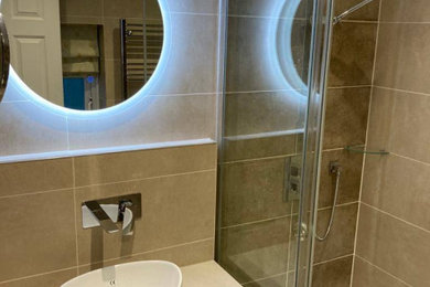 Design ideas for a modern bathroom in Essex.