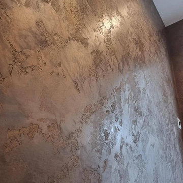 Venetian plaster in bathroom