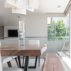 Live Edge Walnut Slab Dining Table Made to Order - Dining Tables