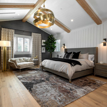 Studio City Master bedroom before and after