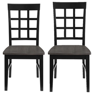 Salem Window Pane Dining Chairs Set of 2