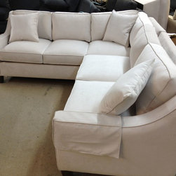 "Jessica" (Pillowback) - Sectional Sofas