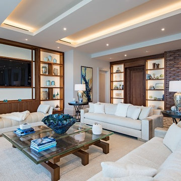 Transitional Family Room