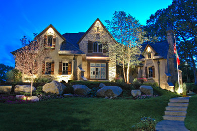 This is an example of a mediterranean landscaping in Chicago.
