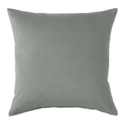 SANELA Housse de coussin, gris vert - Decorative Pillows