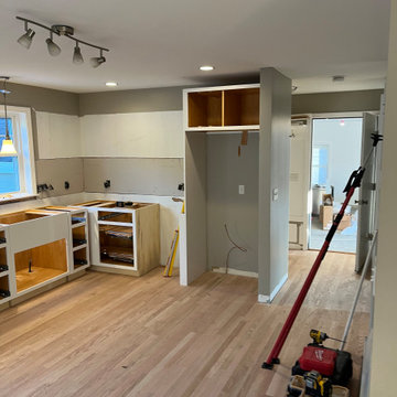 Flooring going in