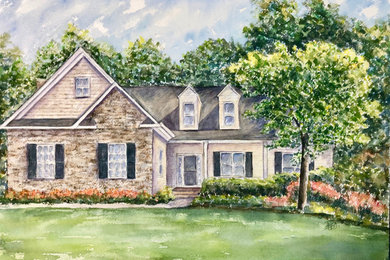 Family Home North Georgia - Commissioned House Portrait