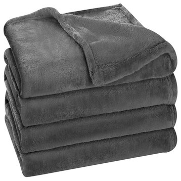 Fleece Blanket Queen Size 300GSM Bed Blanket Soft Blanket Microfiber