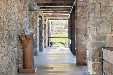 Mountain style entryway photo in Other