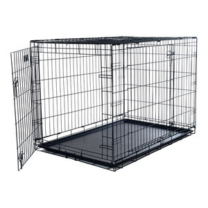 merry products triple door dog crate
