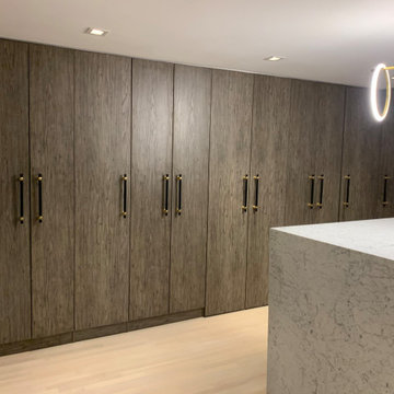 Walk-In Luxury: Designing and Building Brown Wood Closets