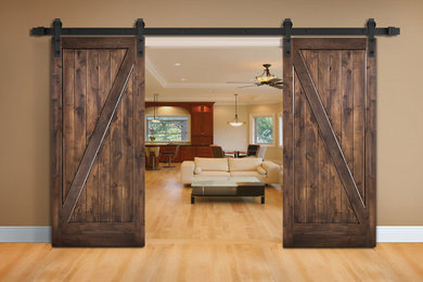 Inspiration for a craftsman living room remodel in Los Angeles
