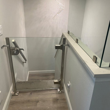 Residential Glass Stair Case
