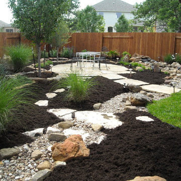 Backyard landscape design