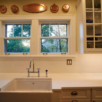 A beautiful white white kitchen in Deerfield