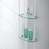 SlimLine 36" by 36" Neo Shower Base and QWALL-4 Shower Backwalls Kit