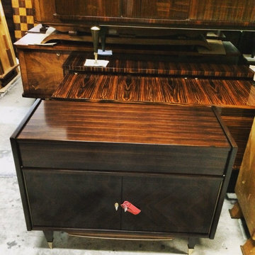 Big project finish for interior designers New York Manhattan french Art Deco Bar