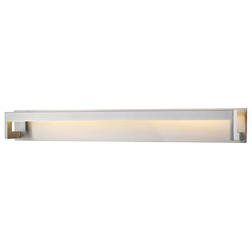Linc 1-Light Bathroom Vanity Light In Brushed Nickel