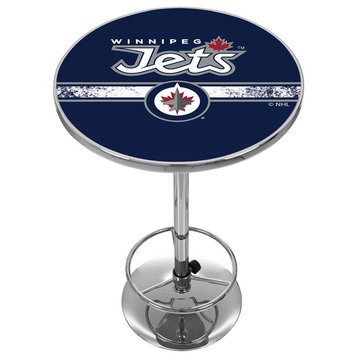 NHL Chrome Pub Table, Winnipeg Jets