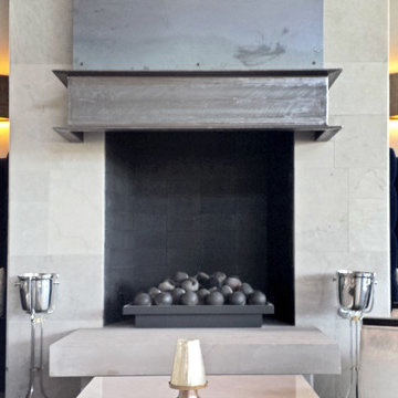Fireplaces using Buechel Stone