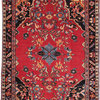 Consigned, Persian 4 x 9 Runner, Hamadan Hand-Knotted Wool Rug