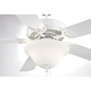 First Value 52" 2-Light Ceiling Fan, White