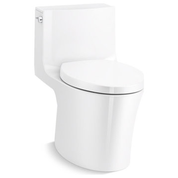 Kohler K-1381 Veil One-piece Elongated Dual-Flush Toilet - White