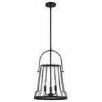Designers Fountain - Designers Fountain D234C-14P-MB Alba, 3 Light Pendant 22 In and 14 Inc - Embracing rustic style with the sleek lines of theAlba 3 Light Pendant Matte Black *UL Approved: YES Energy Star Qualified: n/a ADA Certified: n/a  *Number of Lights: 3-*Wattage:60w Incandescent bulb(s) *Bulb Included:No *Bulb Type:Incandescent *Finish Type:Matte Black