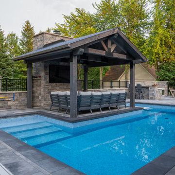 Luxury Poolside Gazebo & Outdoor Living