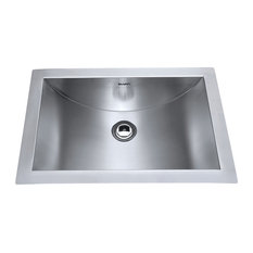 50 Most Por Stainless Steel Bathroom Sinks For 2018 Houzz Ruvati Rvh6110 Brushed Stainless Steel Bathroom Sink Undermount Sinks