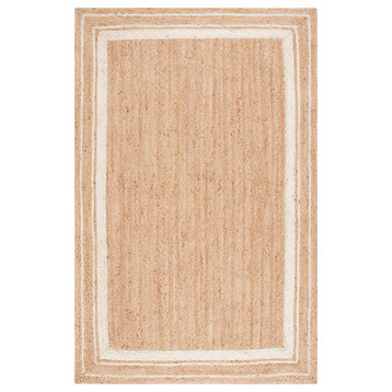 Safavieh Vintage Leather Collection NF823A Rug, Natural/Ivory, 3' X 5'