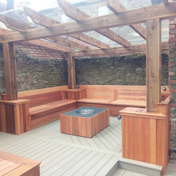 garden room and covered deck
