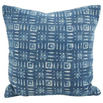 Distressed Boho Down Filled Throw Pillow