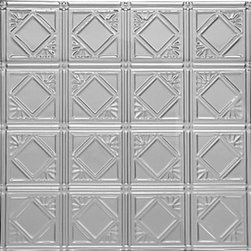 0603 Tin Ceiling Tile - Classic - DIAMONDBACK SQUARES - Ceiling Tile