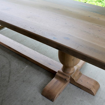 Reclaimed Trestle Table